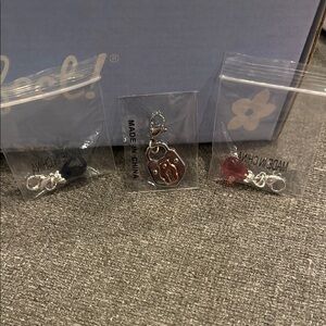 3 Origami Owl Dangle Charms